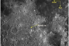 Apollo 16 sur 24 sites